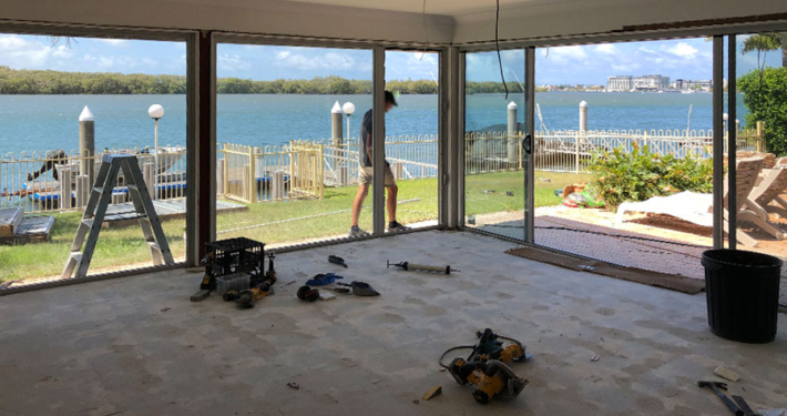 Paradise Point - New Windows & Doors - In Progress