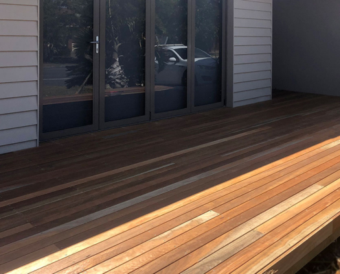 New decking to level floor - Gold Coast Build