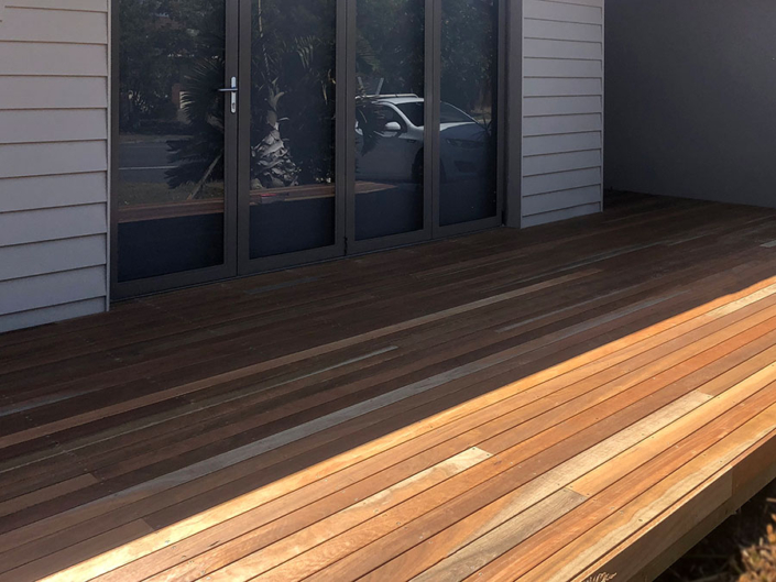 New decking to level floor - Gold Coast Build