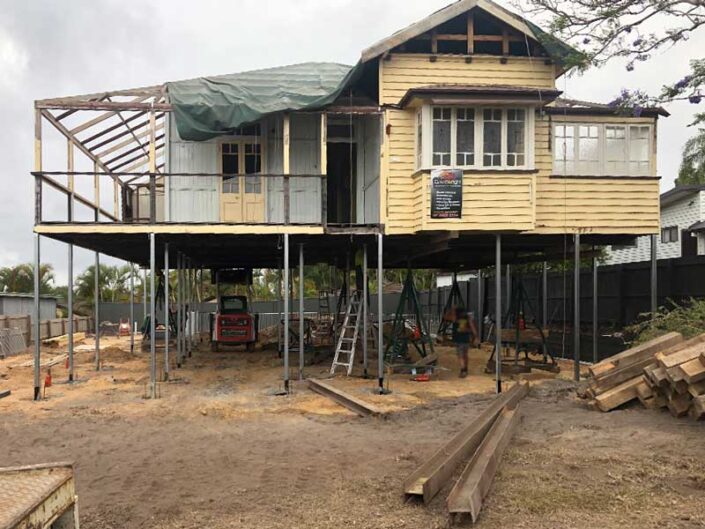 Coastal Modern Builders - Queenslander house relocation and renovation - Gold Coast